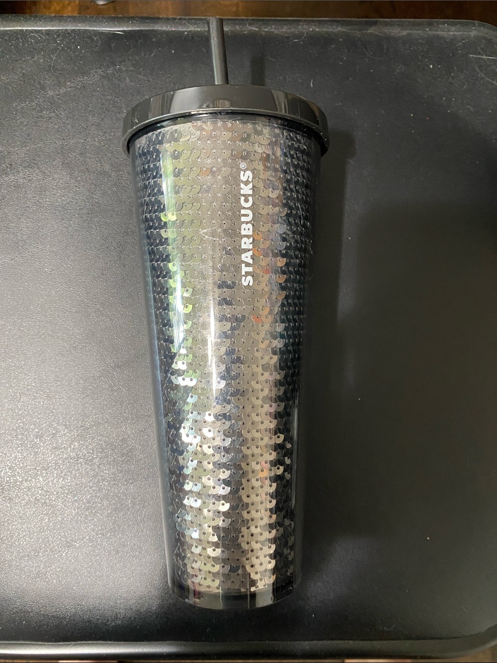 Starbucks Black Sequin Tumbler